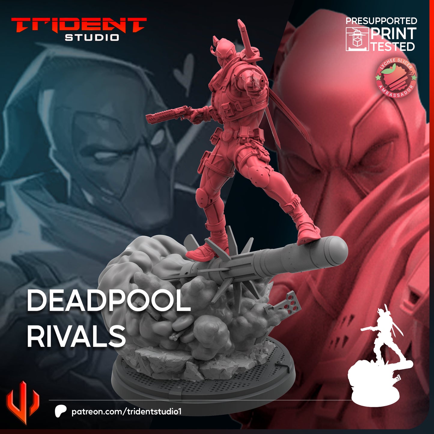 Deadpool - Rivals (Sculpted by Trident Studios)