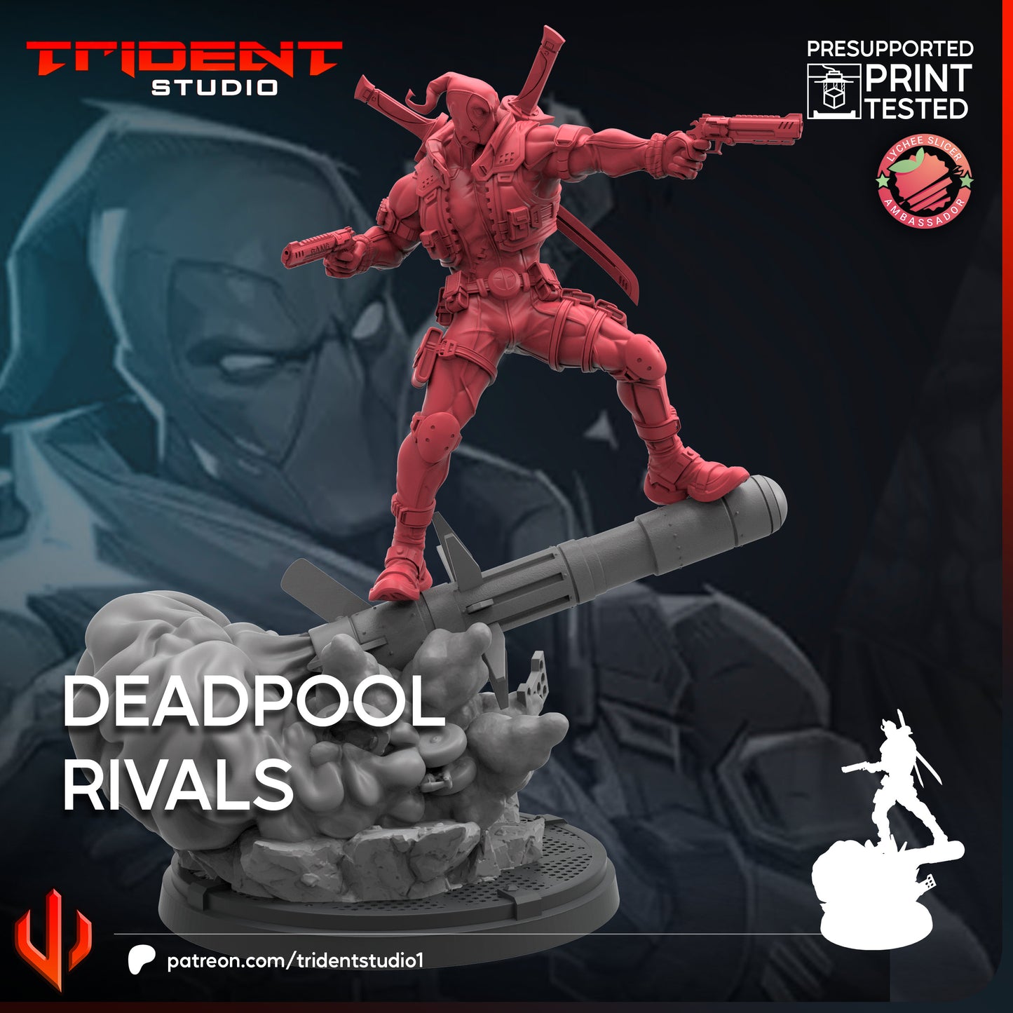 Deadpool - Rivals (Sculpted by Trident Studios)