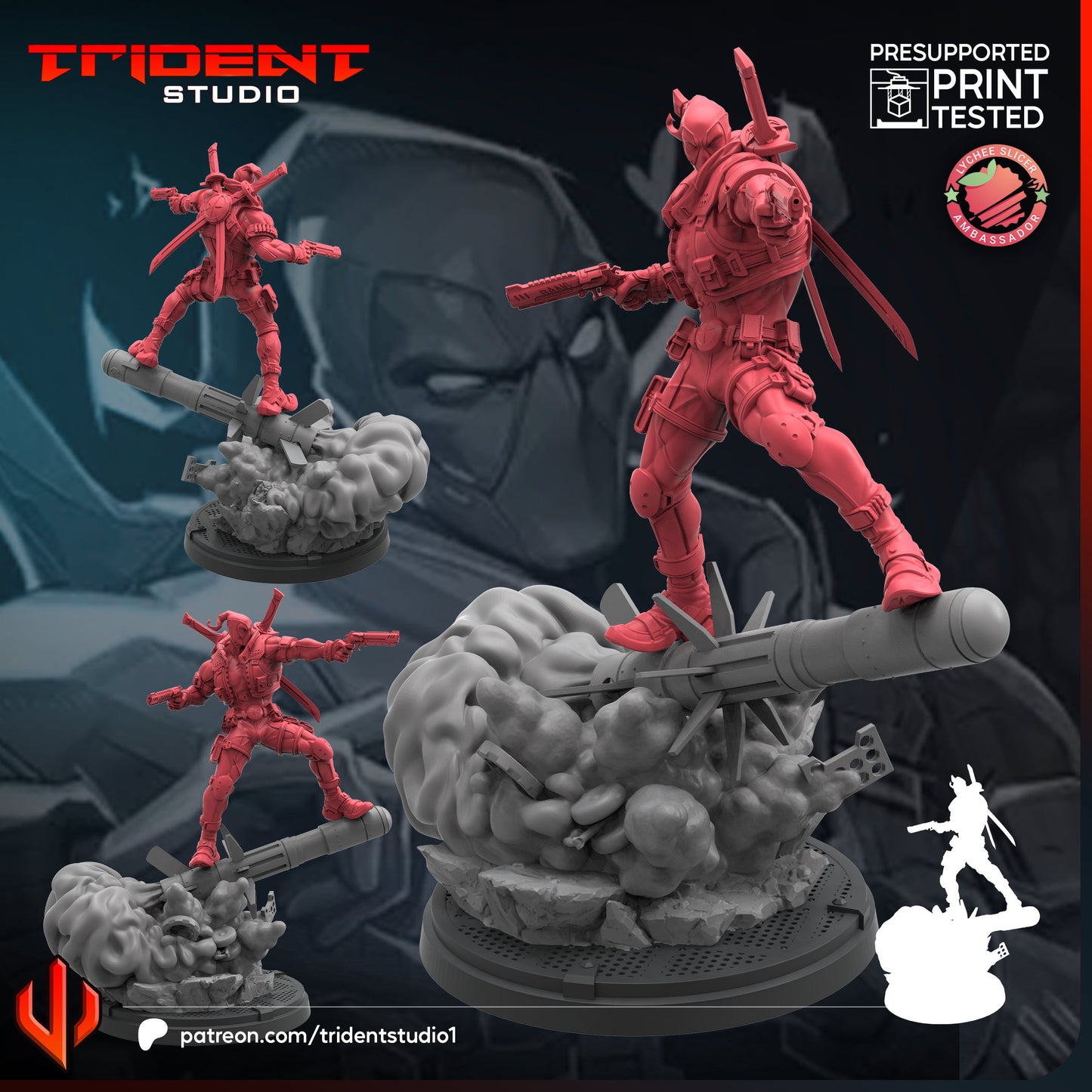 Deadpool - Rivals (Sculpted by Trident Studios)