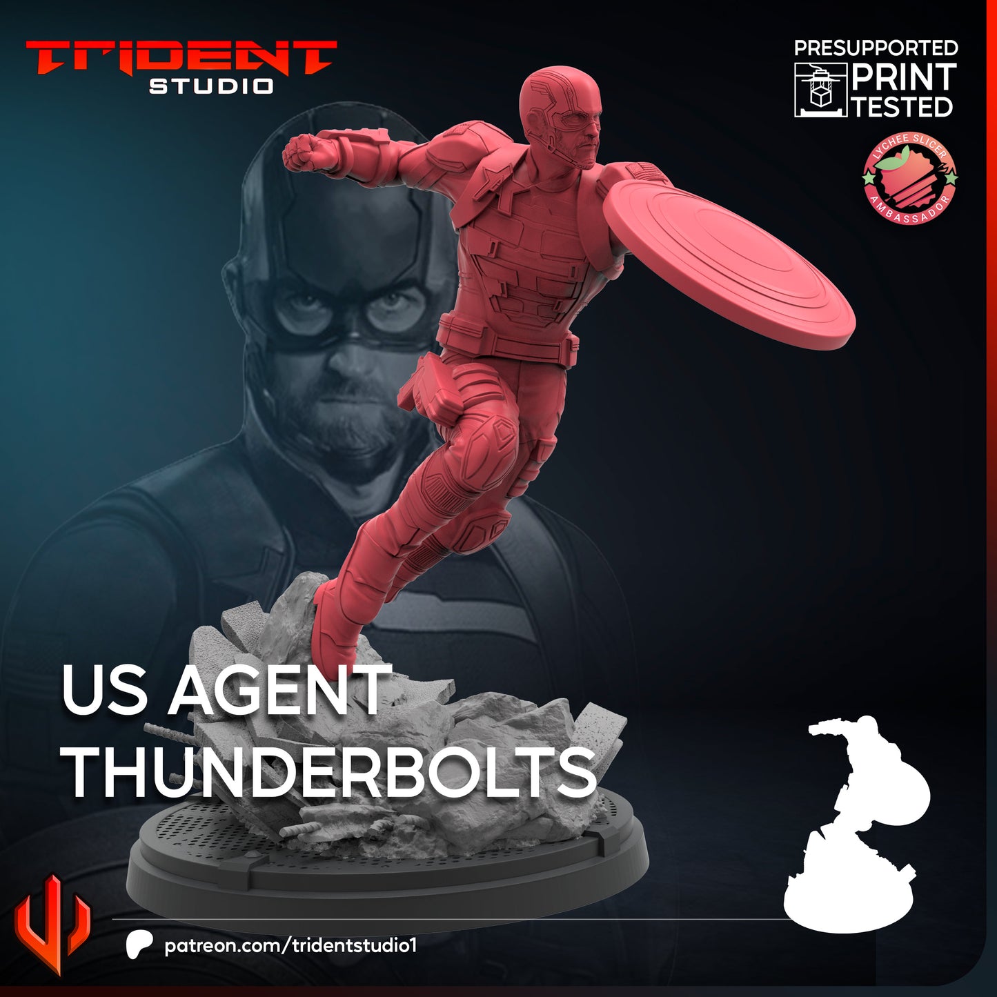 USA Agent - Thunderbolts (Sculpted by Trident Studios)