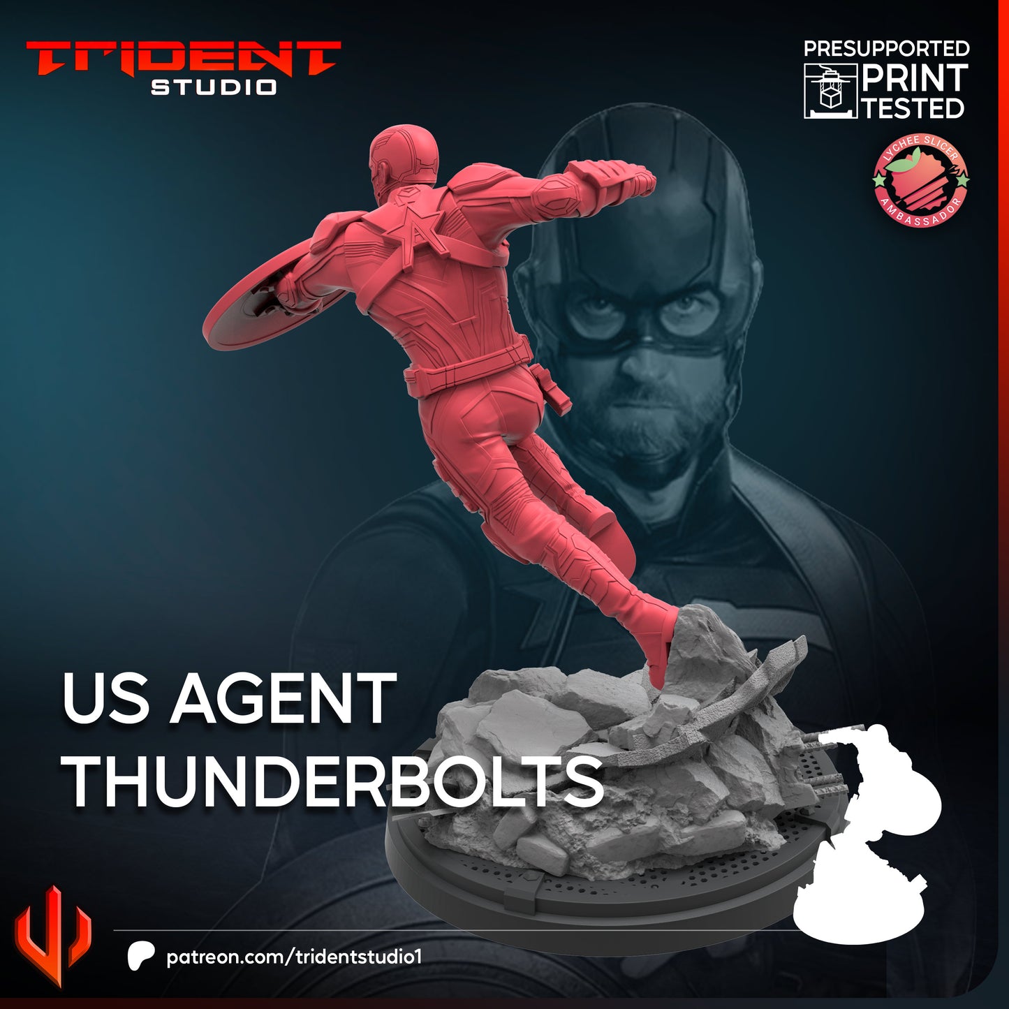 USA Agent - Thunderbolts (Sculpted by Trident Studios)