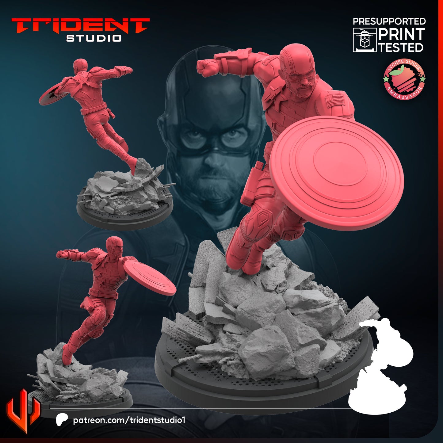 USA Agent - Thunderbolts (Sculpted by Trident Studios)