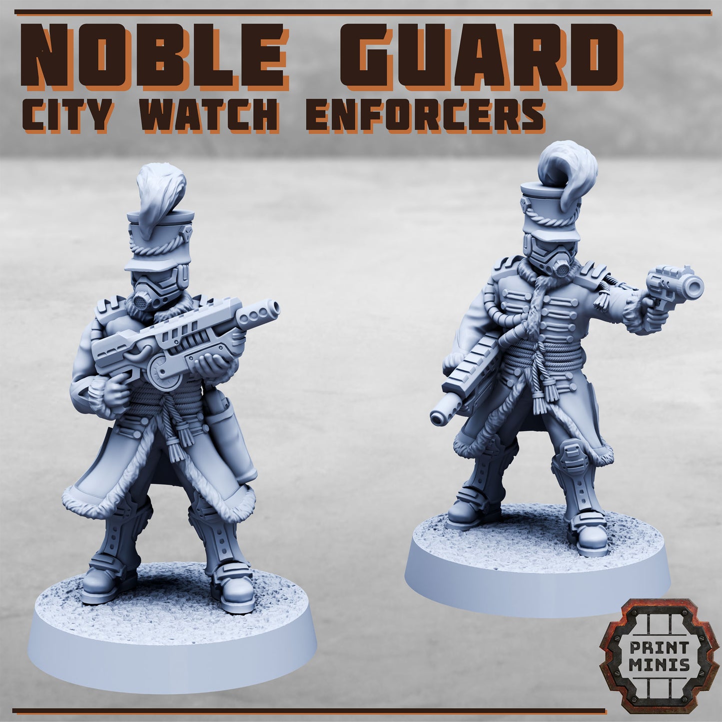 Noble Guards - set of 2 (Sculpted by PrintMinis)