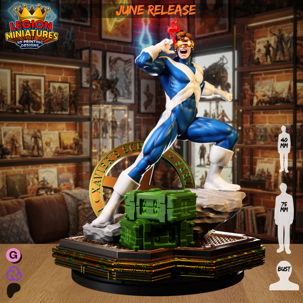 Cyclops fan-art miniature by Legion Miniatures