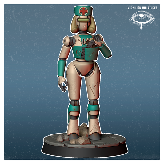 Nursebot - set of 3 - Robots Collection (Sculpted by Vermillion Miniatures)