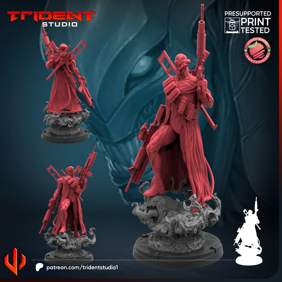 Carnage Superior Fan-Art 40mm Resin Miniature – Superhero Skirmish Proxy (Sculpted by Trident Studio)