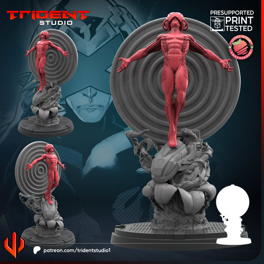 Professor X 2026 Fan-Art 40mm Resin Miniature – Superhero Skirmish Proxy (Sculpted by Trident Studio)