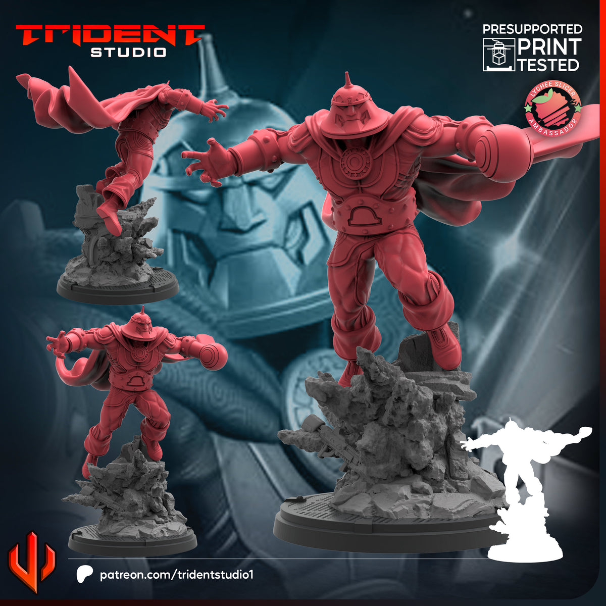 Dr. Bong Fan-Art 40mm Resin Miniature – Superhero Skirmish Proxy (Sculpted by Trident Studio)