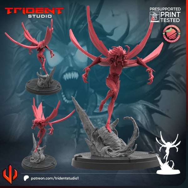 Shathra (Fan art sculpted by Trident Studio) (Crisis Protocol Proxy/Alternative)