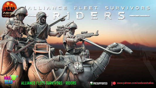 Alliance Fleet Survivors - Riders - set of 6 (Sculpted by War Bear Studios)