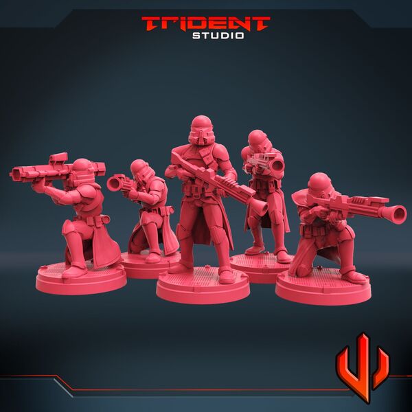 Imperial Elite Breaker - set of 5 (Fan art sculpted by Trident Studio)