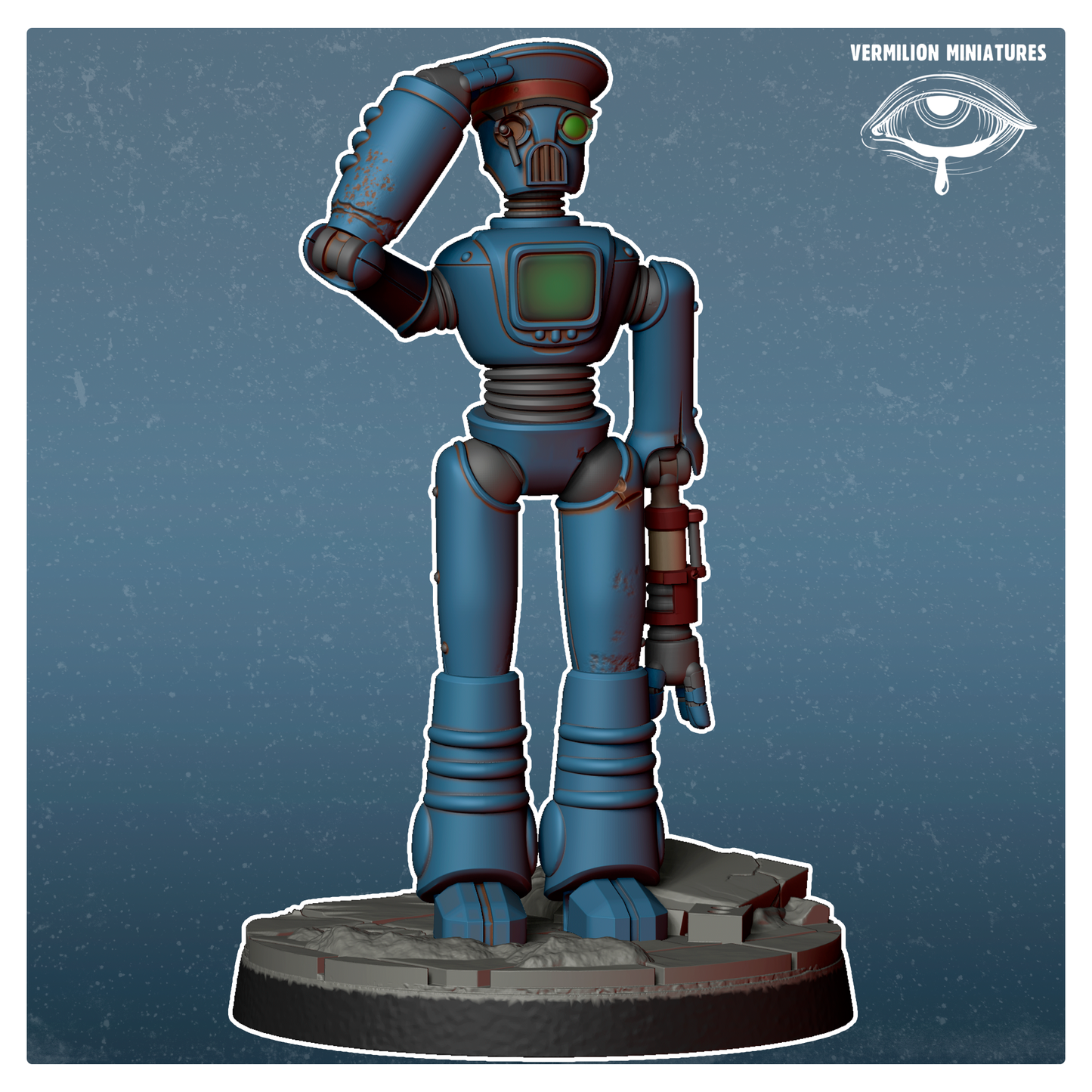 Police - set of 3 - Robots Collection (Sculpted by Vermillion Miniatures)