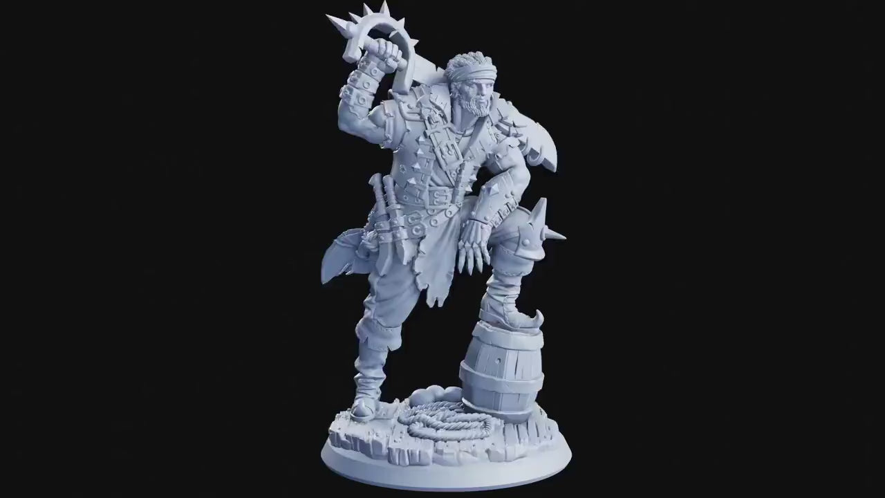 Elduin the Sea Wanderer - The Eternal Storm (sculpted by Flesh of Gods miniatures)