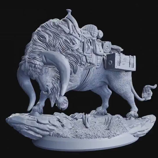 Emberhoof, Companion - The Untamed Frontier (sculpted by Flesh of Gods miniatures)