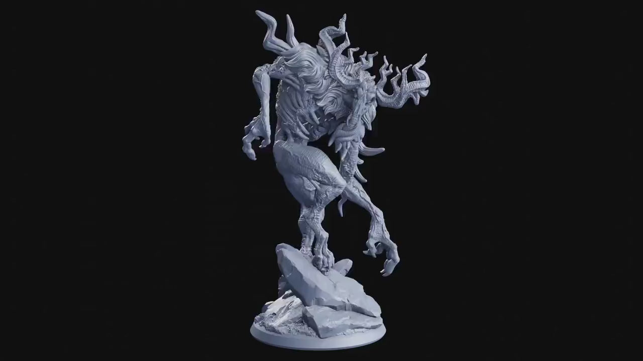 Dustborn Wendigo - The Untamed Frontier (sculpted by Flesh of Gods miniatures)