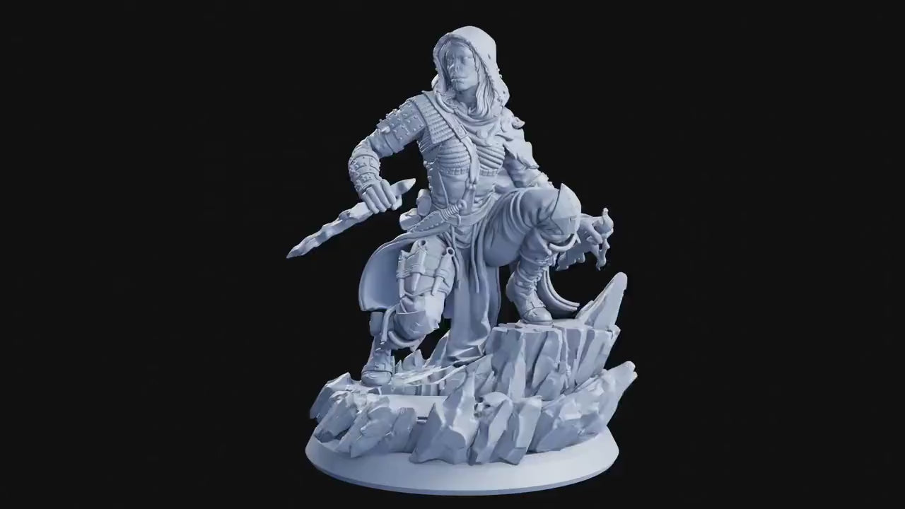 Shadowkin (Female) - The Gates of Despair (sculpted by Flesh of Gods miniatures)