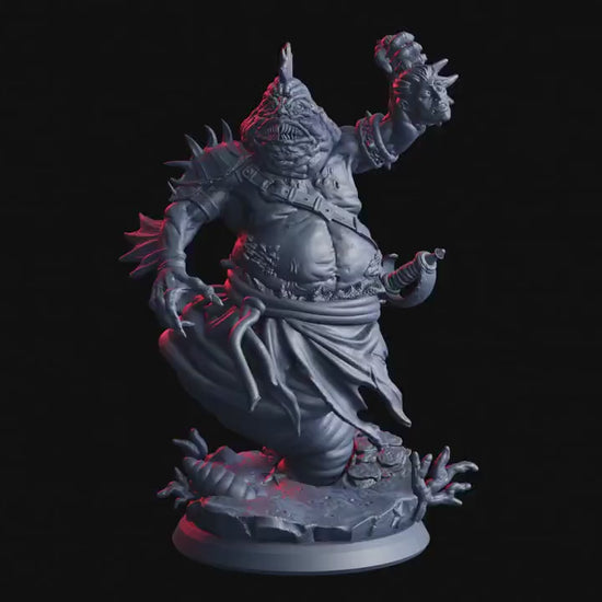 Abyssal Marid - Abyssal Doom (sculpted by Flesh of Gods miniatures)