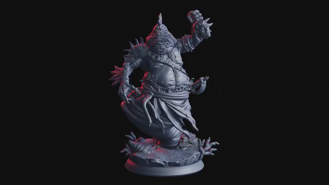 Abyssal Marid - Abyssal Doom (sculpted by Flesh of Gods miniatures)