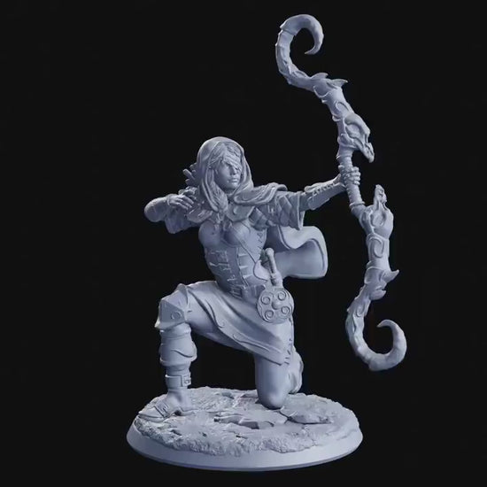 Evaline,  Shadow's Aim - The Untamed Frontier (sculpted by Flesh of Gods miniatures)