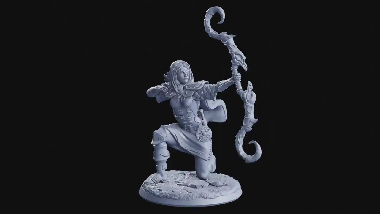Evaline,  Shadow's Aim - The Untamed Frontier (sculpted by Flesh of Gods miniatures)