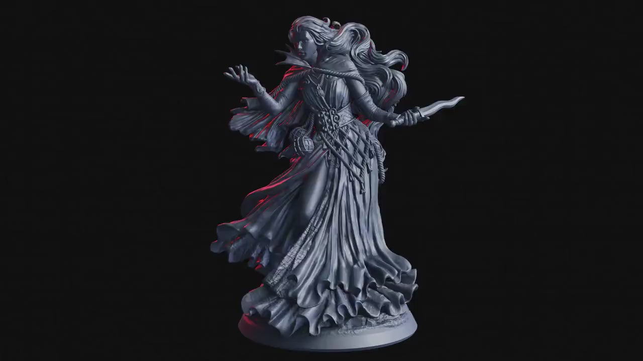Ellessia, Sea Exorcist - Abyssal Doom (sculpted by Flesh of Gods miniatures)