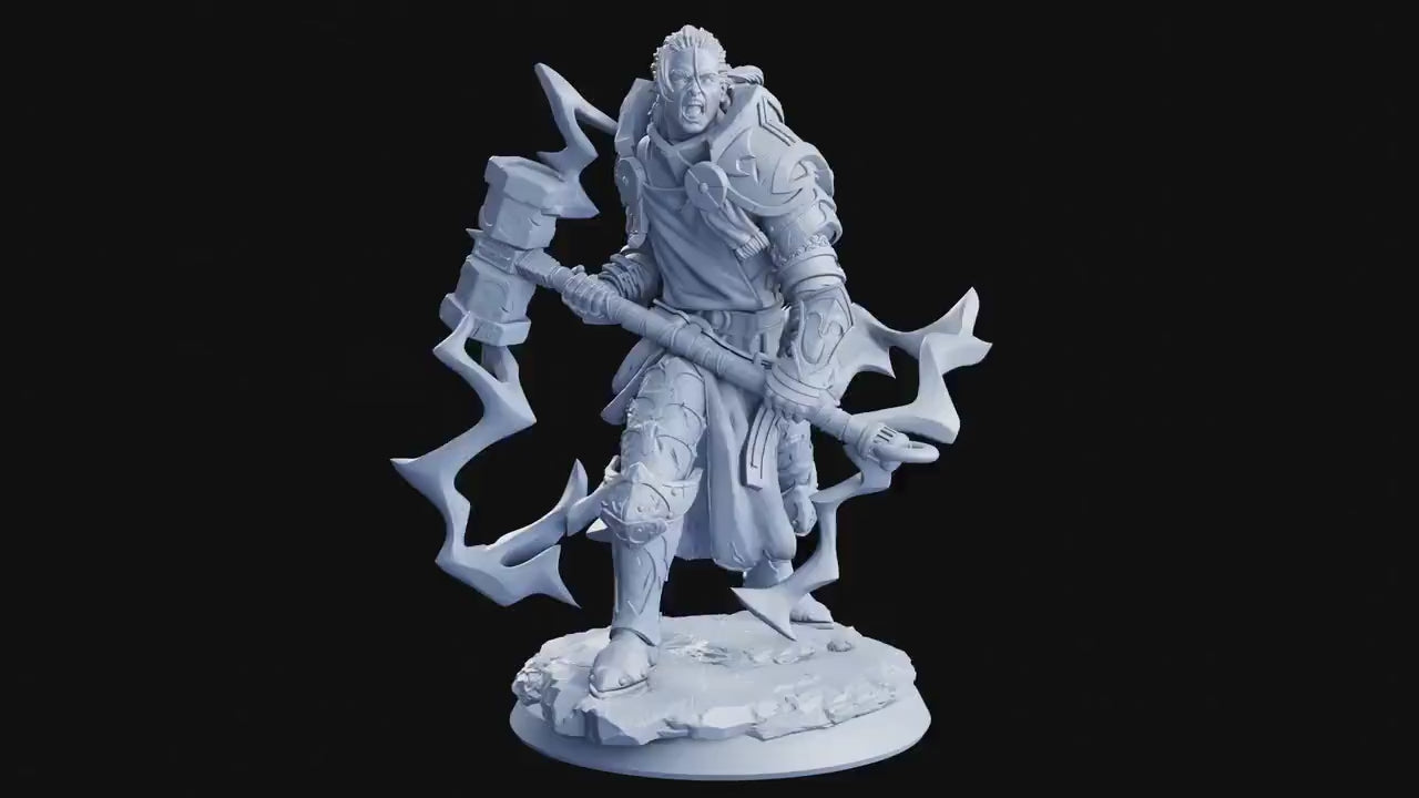 Thuridan, Tempest Cleric - The Gates of Despair (sculpted by Flesh of Gods miniatures)