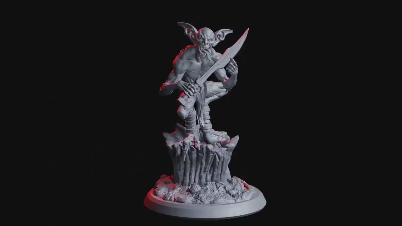 Rabid Goblin 1 - Rage Unbound (sculpted by Flesh of Gods miniatures)