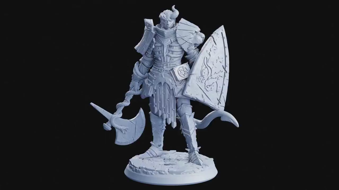 Ragrath, Oathbreaker Paladin - The Gates of Despair (sculpted by Flesh of Gods miniatures)