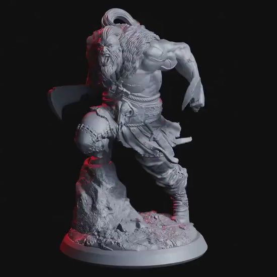 Grumash, The Bloodied - Rage Unbound (sculpted by Flesh of Gods miniatures)