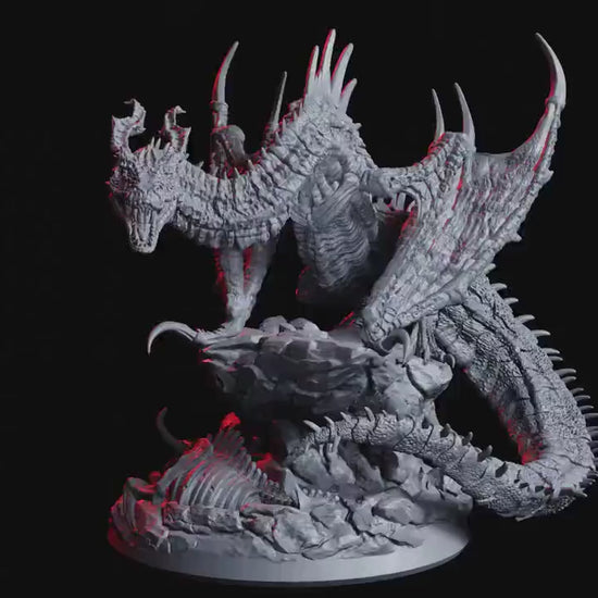 Hellflame Wyvern - Rage Unbound (sculpted by Flesh of Gods miniatures)