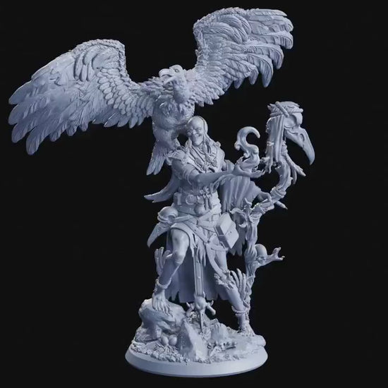 Vulture Coven Witch - The Untamed Frontier (sculpted by Flesh of Gods miniatures)