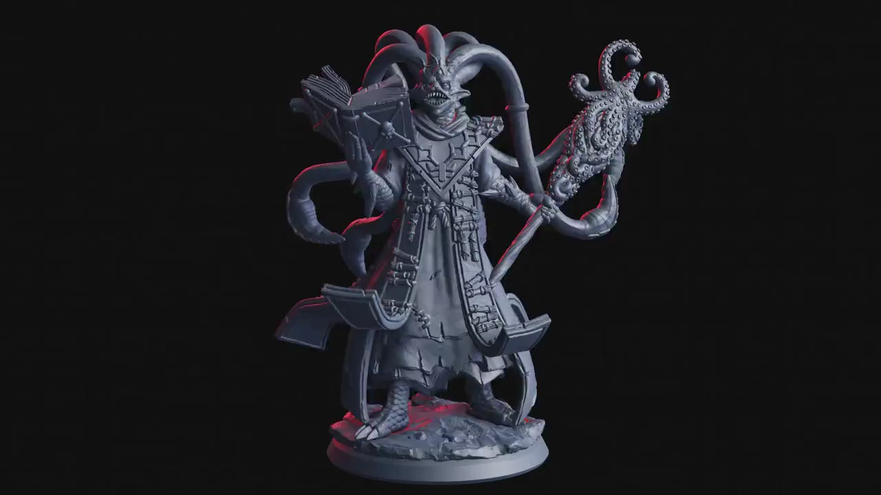 Deep Scion Ritualist - Abyssal Doom (sculpted by Flesh of Gods miniatures)