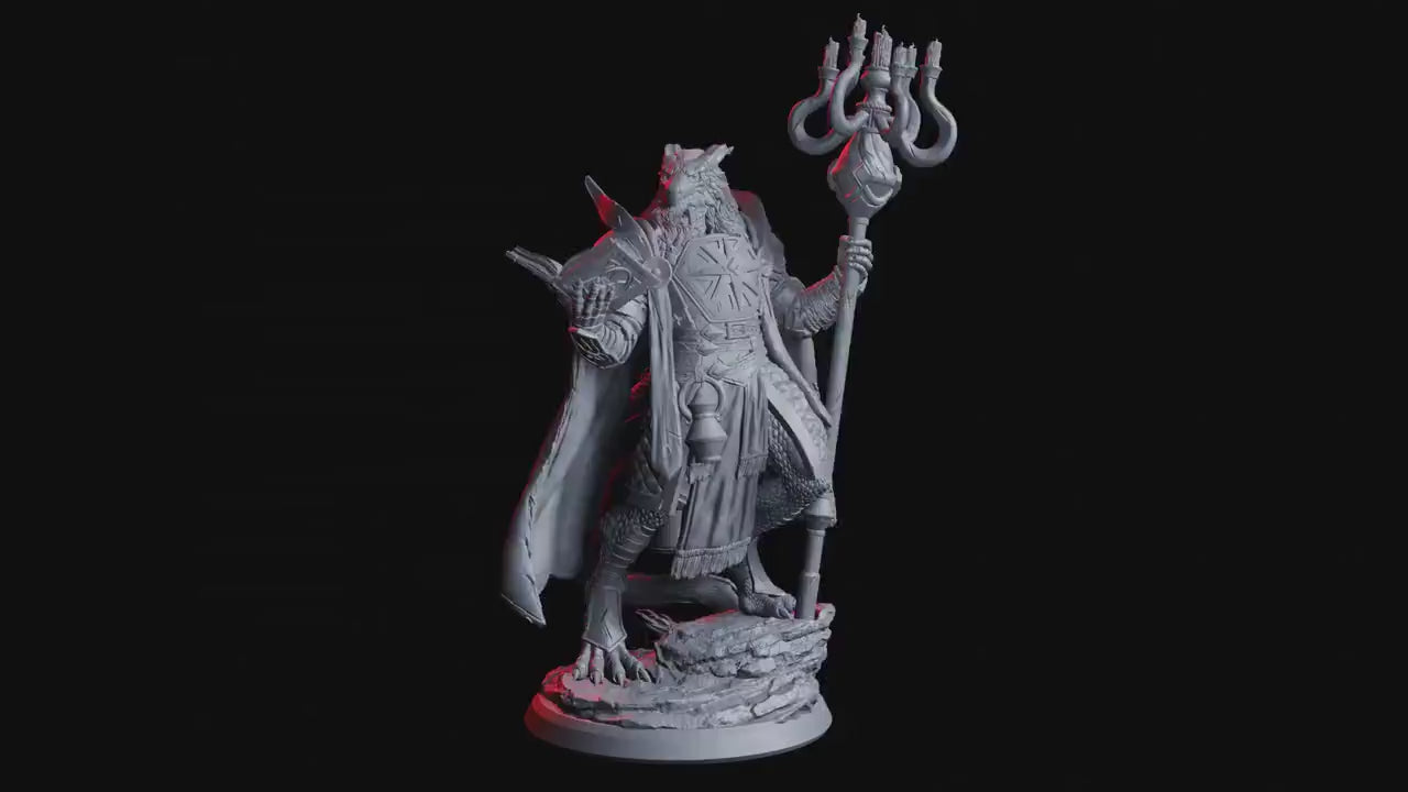 Eldrax, Ash Keeper - Rage Unbound (sculpted by Flesh of Gods miniatures)