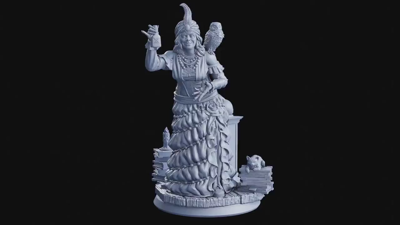 Madam Serena, Fortune Teller - The Untamed Frontier (sculpted by Flesh of Gods miniatures)