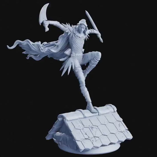 Nyana, Darkstalker Rogue - The Gates of Despair (sculpted by Flesh of Gods miniatures)