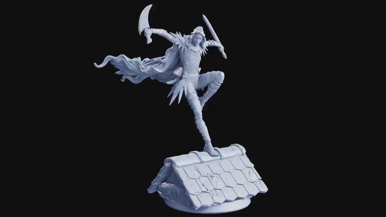 Nyana, Darkstalker Rogue - The Gates of Despair (sculpted by Flesh of Gods miniatures)