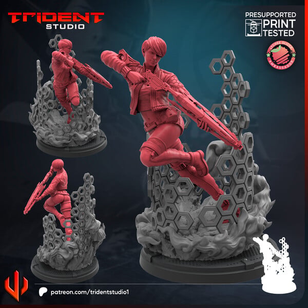 Shadow Shell (Fan art sculpted by Trident Studio) (Crisis Protocol Proxy/Alternative)