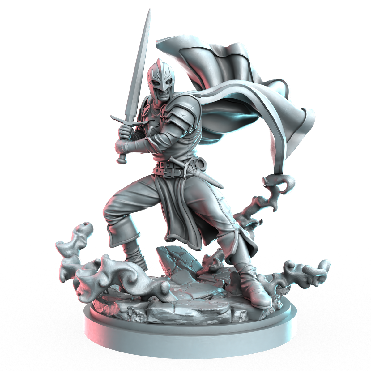 Black Knight miniature render