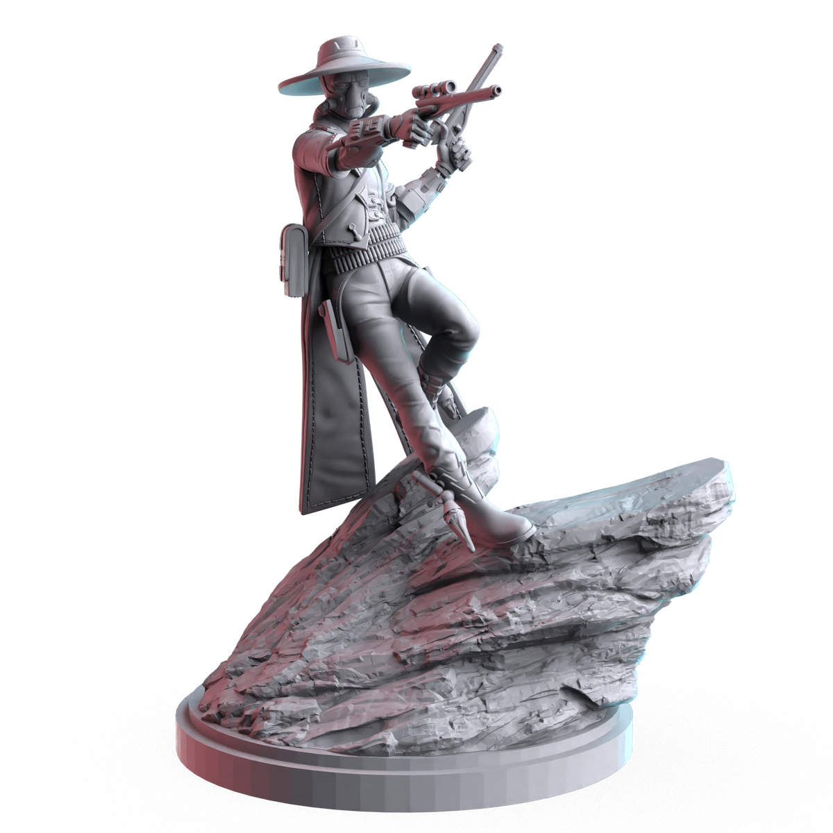 Cad Bane miniature render