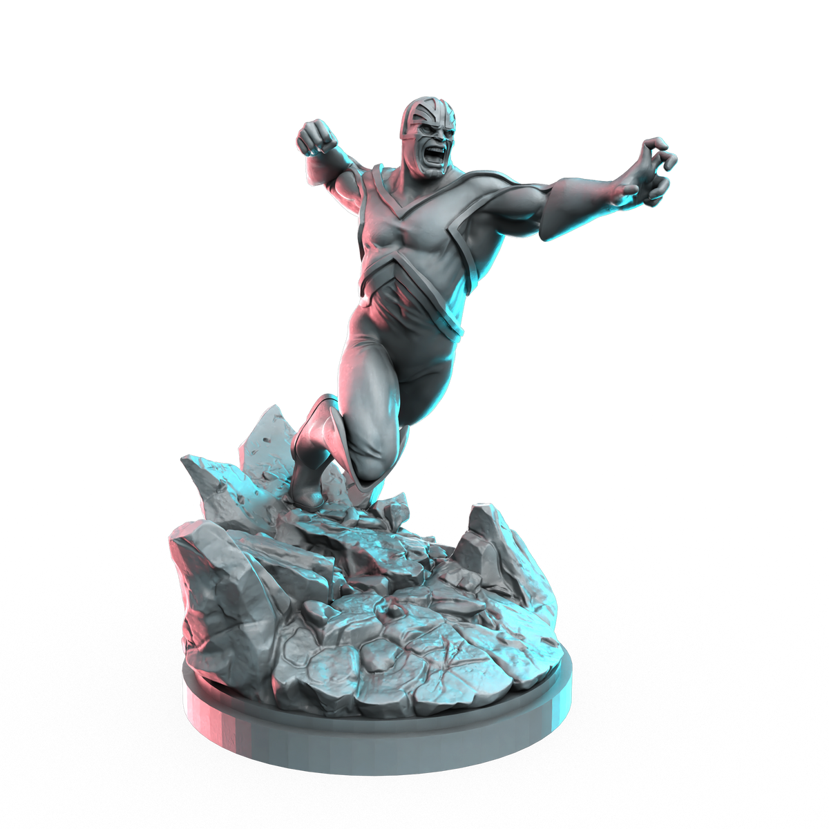 Captain Britain miniature render