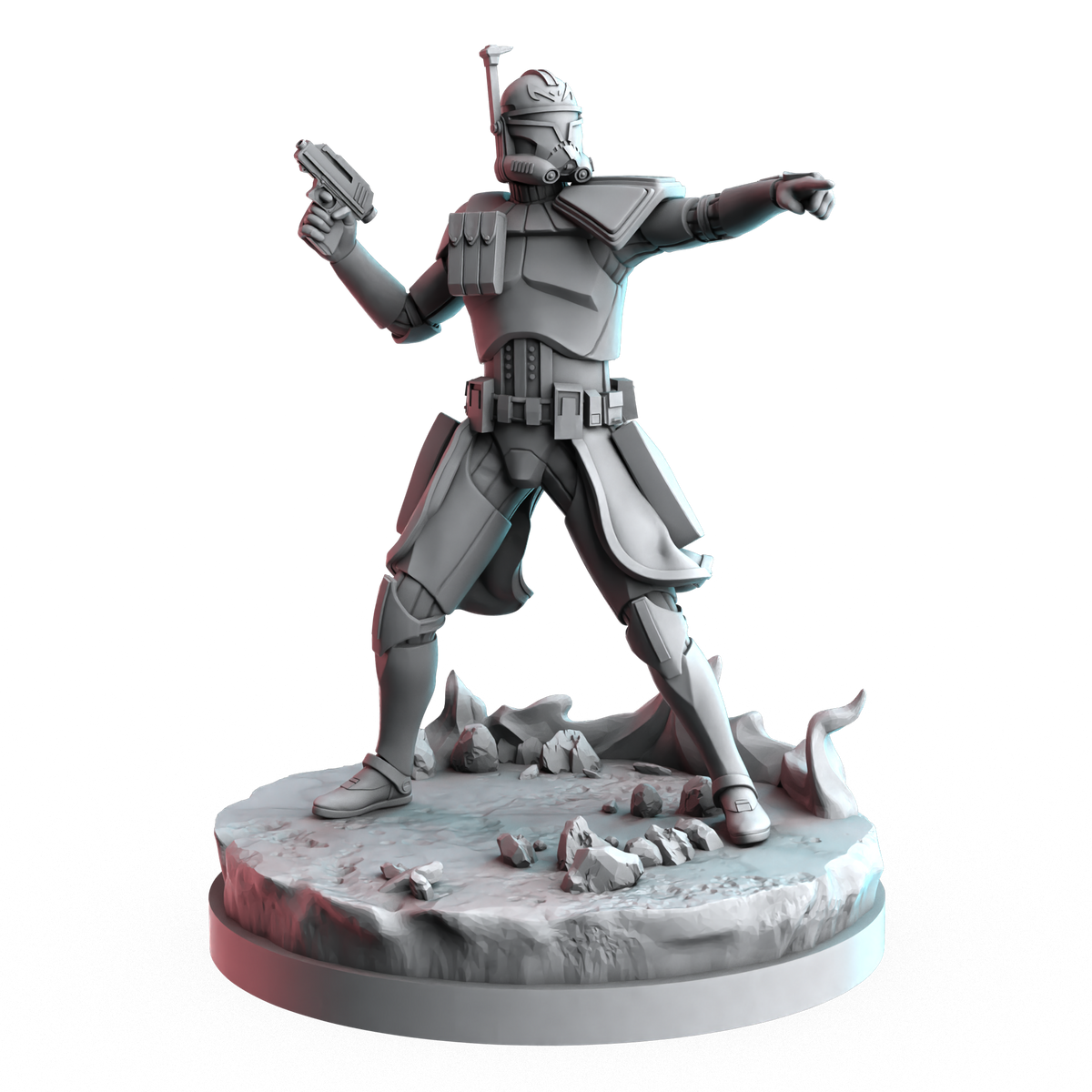 Captain Rex miniature render