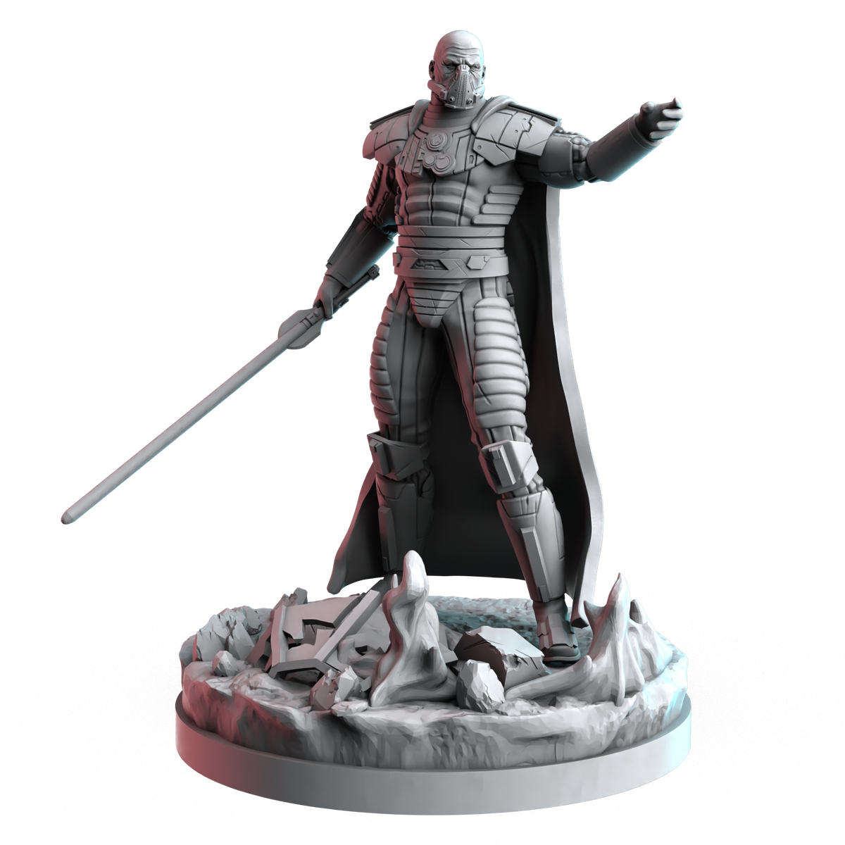 Darth Malgus miniature render