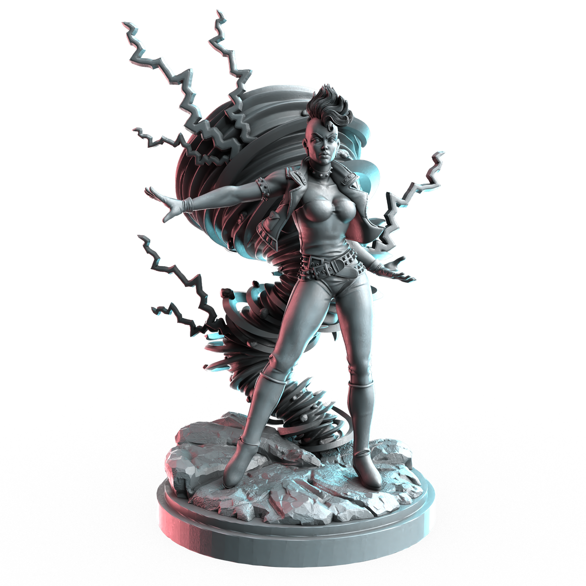 Storm (Mohawk) miniature render