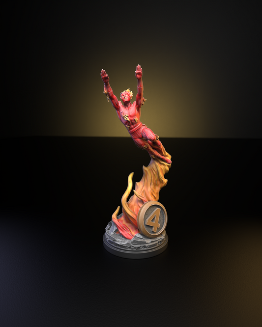 Silver Age Human Torch (Sculpted by C27 Studios)