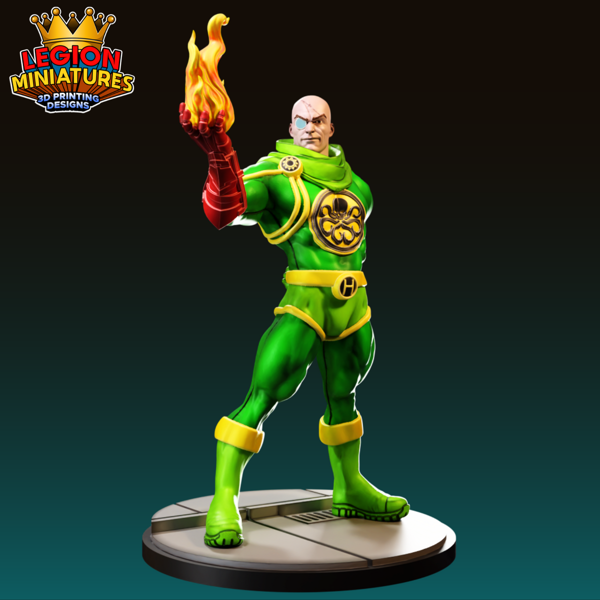 Baron Strucker Fan-Art 40mm Miniature (Sculpted by Legion Miniatures)