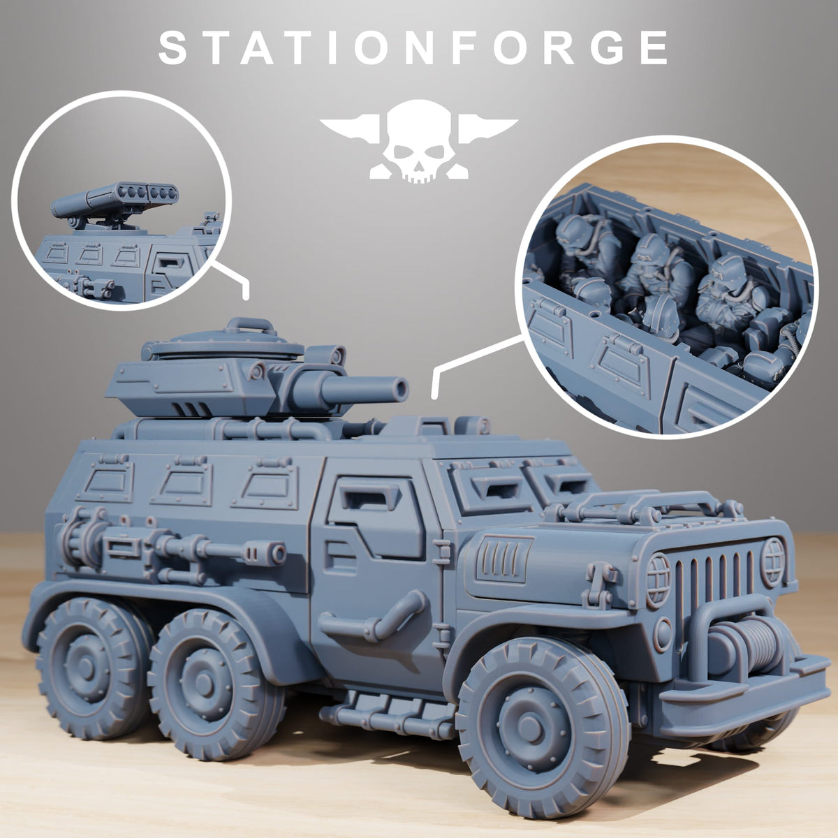 Grimguard Armored Vehicle - full kit by Stationforge