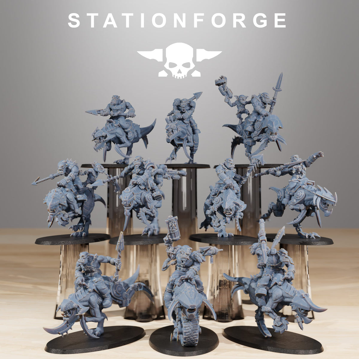 Orkaz Beast Riders by Stationforge