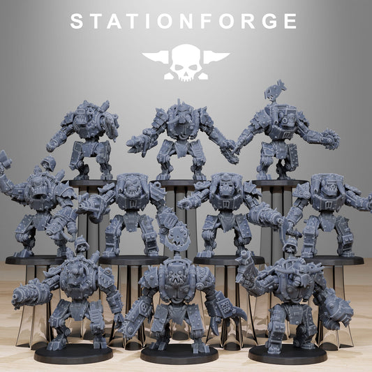 Orkaz Bots Infantry by Stationforge