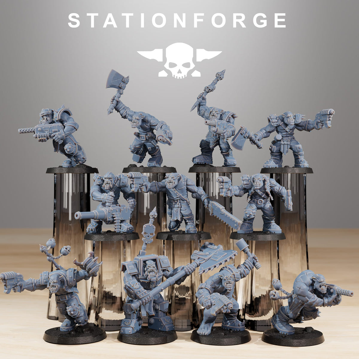 Orkaz Infantry by Stationforge
