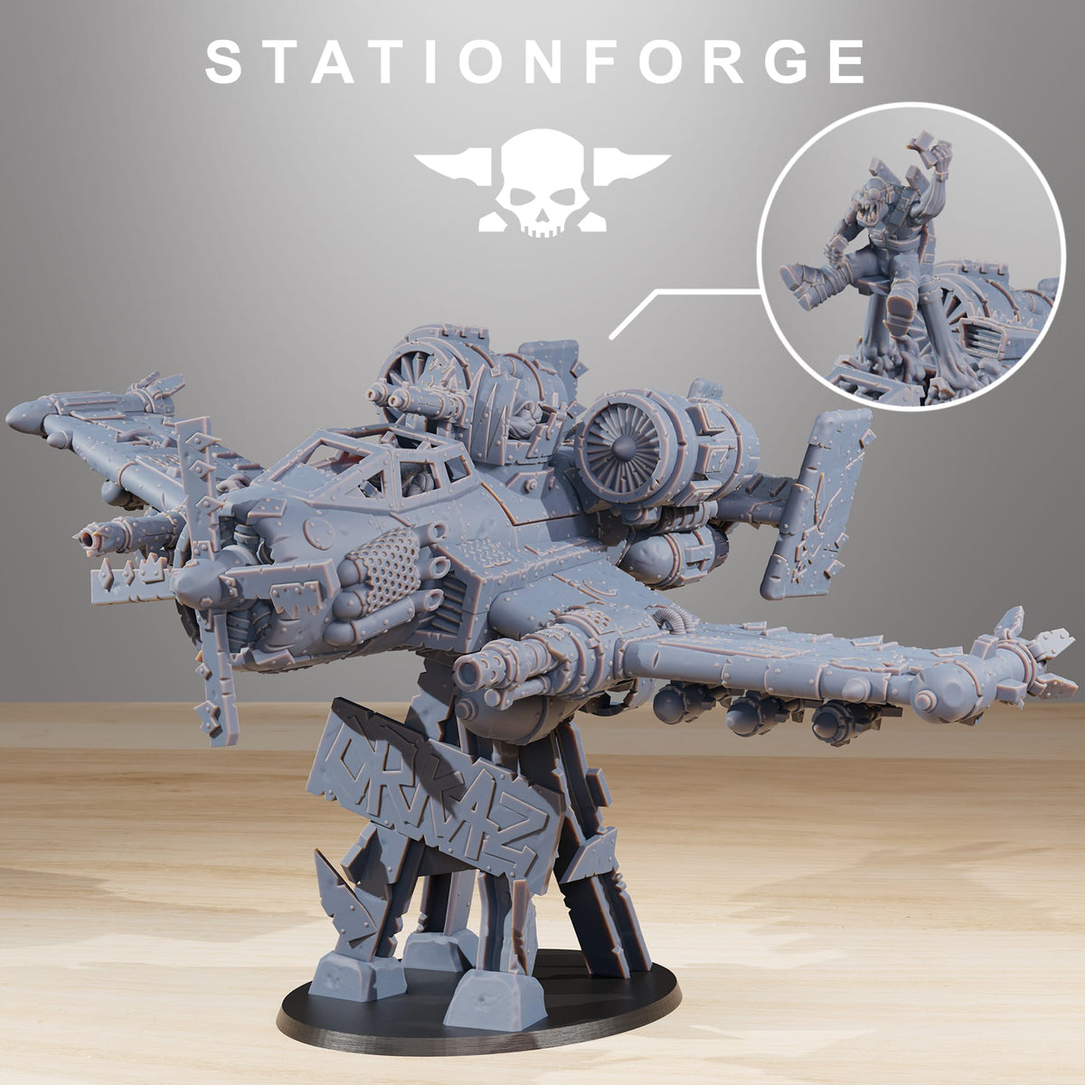 Orkaz Plane by Stationforge